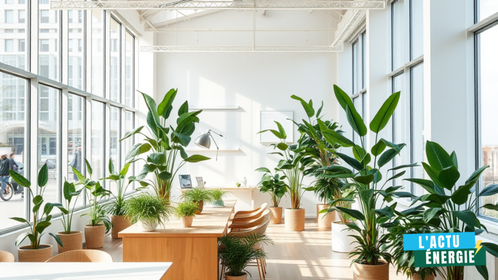 Bureaux en entreprise montrant l'ambiance d'une entreprise qui a mis en place une stratégie RSE et marque employeur